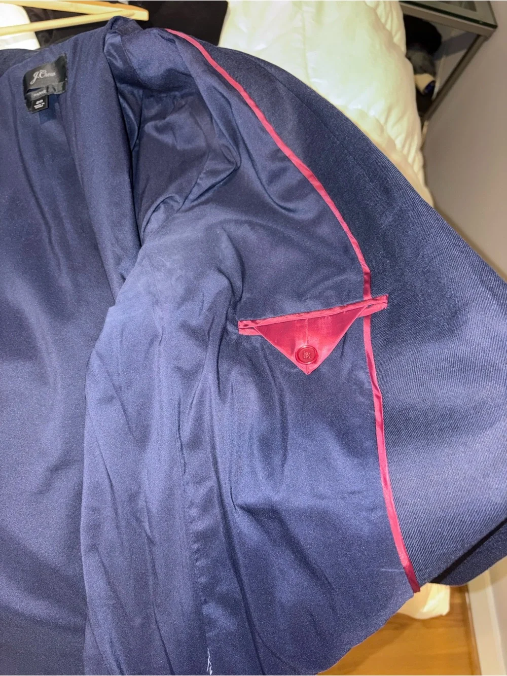 J. Crew Single-Button Park Blazer in Navy
